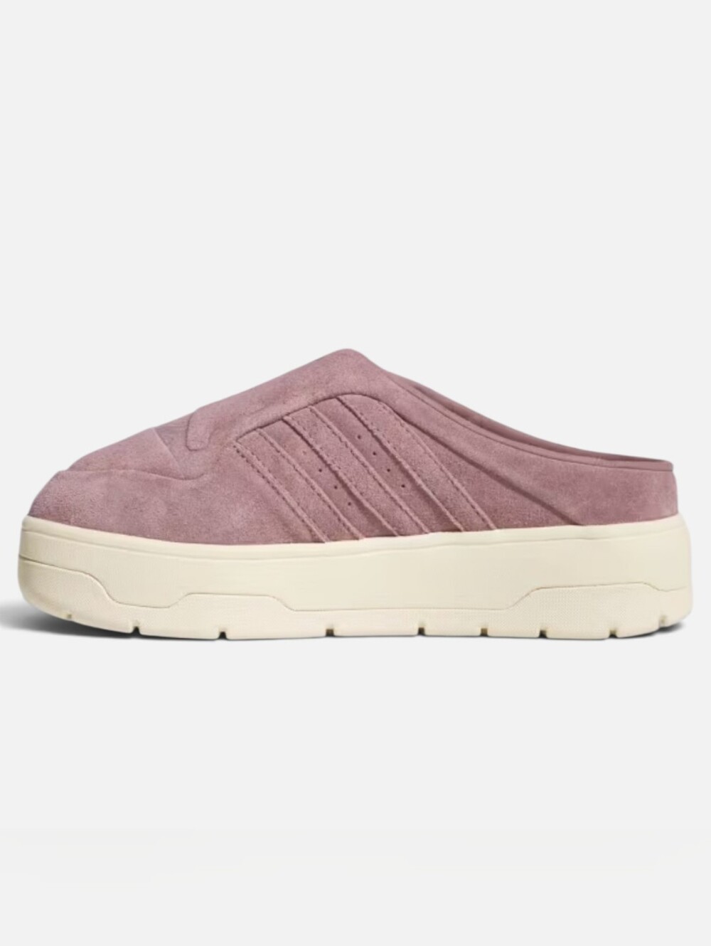 Adidas Originals Rivalry Mule Chunky Sneakers Purple Nubuck Platform Womens 8